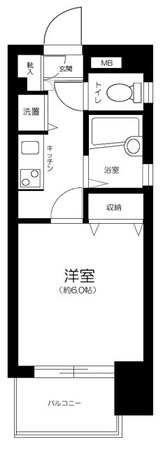 VIDA日本橋EASTの物件間取画像